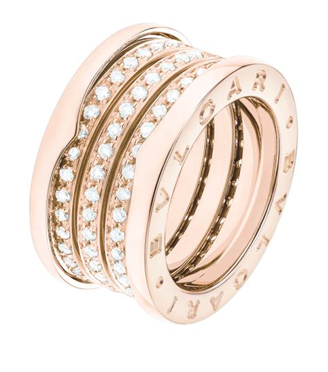 bvlgari rose gold jewelry|rose gold bvlgari wedding band.